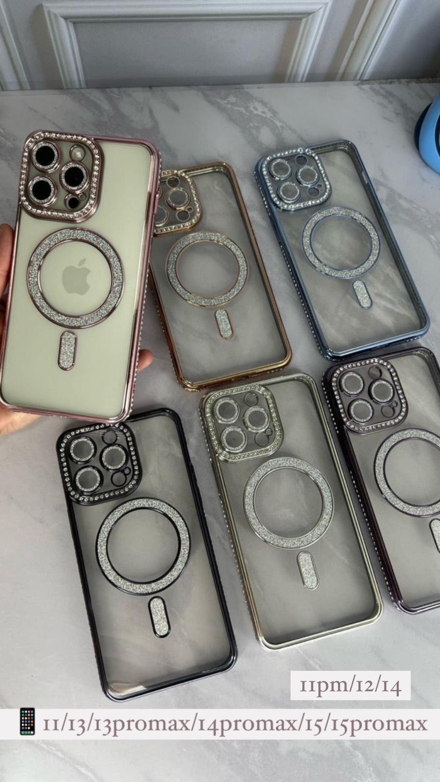 Glliter MagSafe lujo ✨