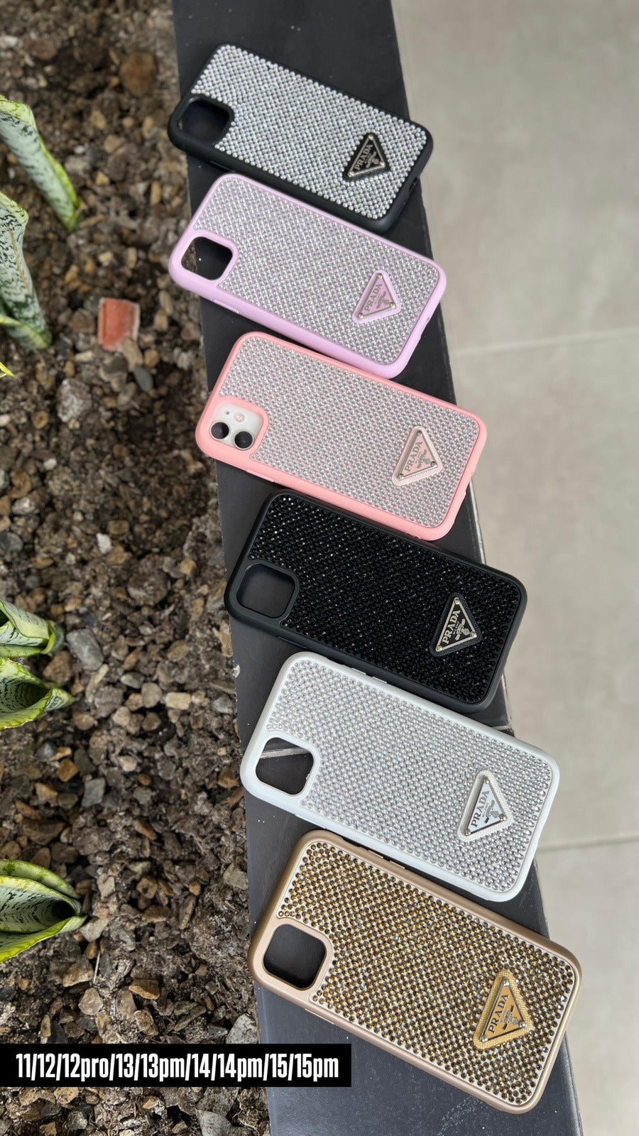 Case prada glitter - iphone